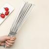 20pcs Kabob Skewers Portable Flat Barbecue Skewer Stainless Steel Reusable Outdoor Camping Picnic Tools