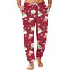 Men's Christmas Print Sleep Pants for Fall and Winter Comfort Wear
