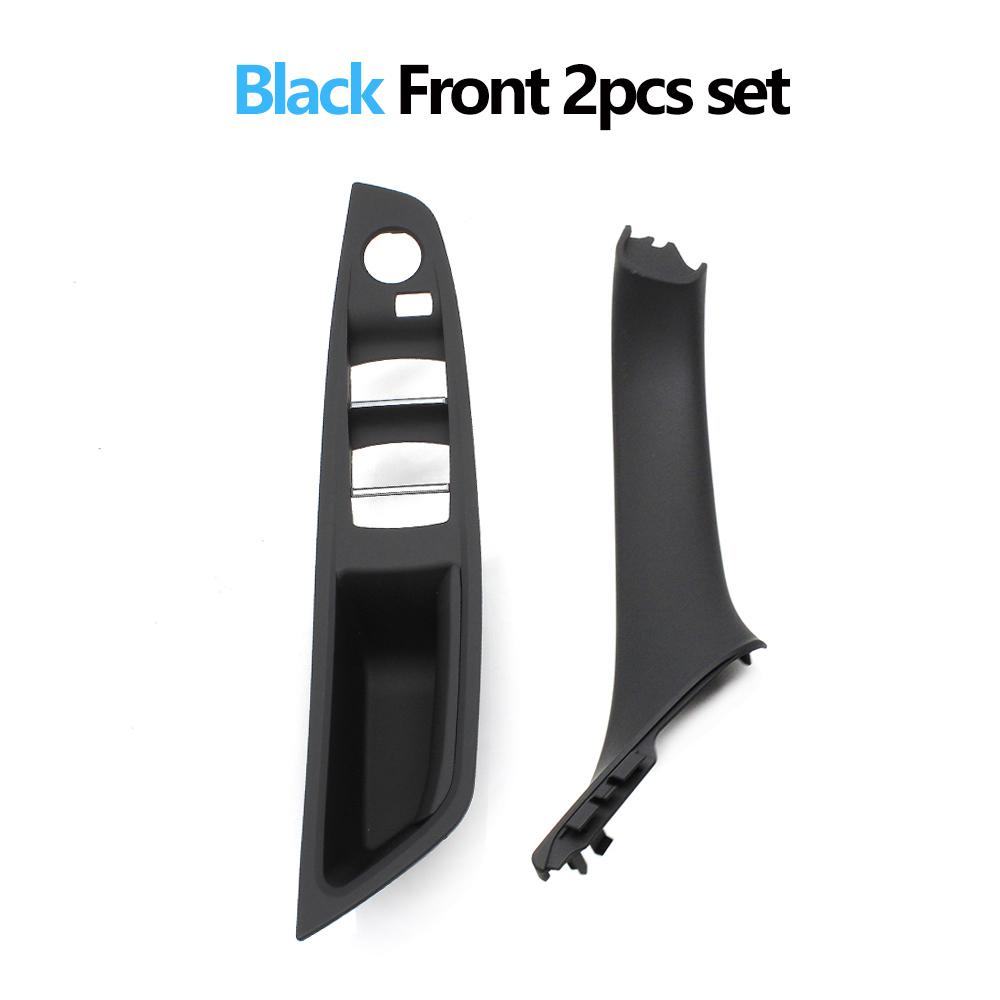 LHD Car Interior Armrest Door Handle Panel Inside Trim Cover Set For BMW 5 Series F10 F11 F18 520i 523i 525i 528i 535i