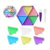 PAVIKE Diamond Art Tray [Set of 6] Bead Tray Diamond Art Kit Diamond Tool Bead Sorting Tray Suitable for DIY Handmade Accessories, Handmade Art