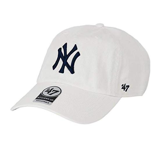 47 Brand Cap New York Yankees Clean Up White Women's