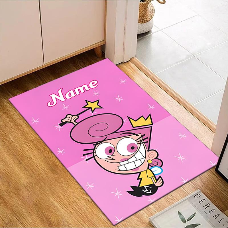 Custom Name Magical Star Crown Adventure Rug for Living Room, Game Rooms, Office, Bedroom, Floor Mat Playful Design, fan gifts Christmas decor