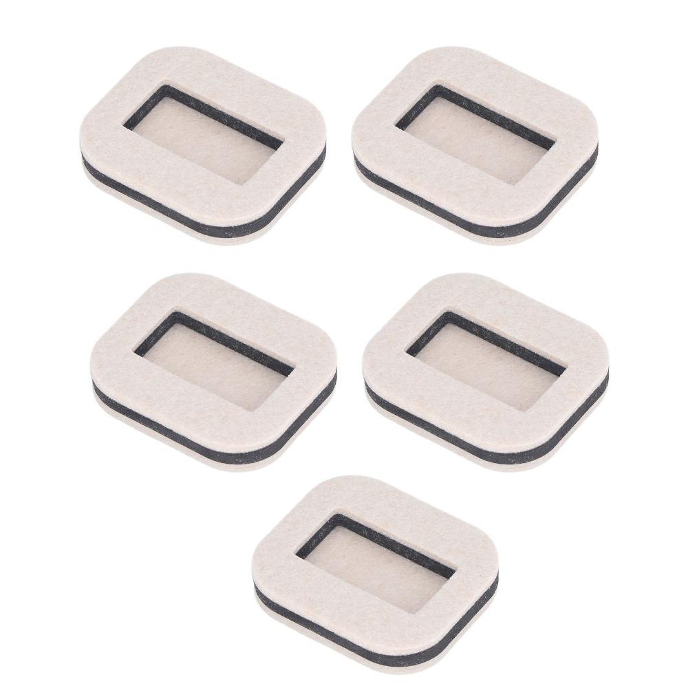 

12PCS Non-Slip Mat Felt Caster Cups Beige/Brown Hardwood Floor Protectors for Hardwood Floors бежевый