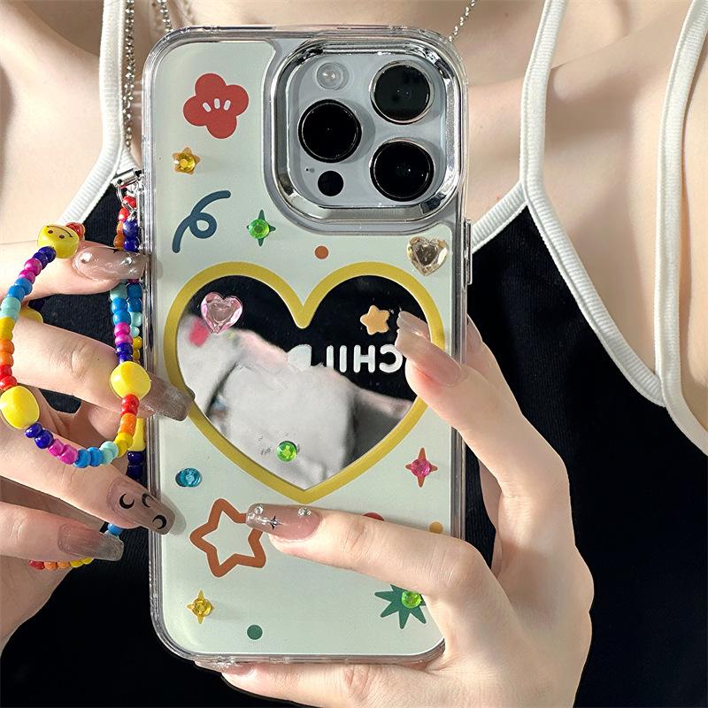 Zhitai Mirror Case with Bracelet for iPhone 15 Pro/16 Pro Max