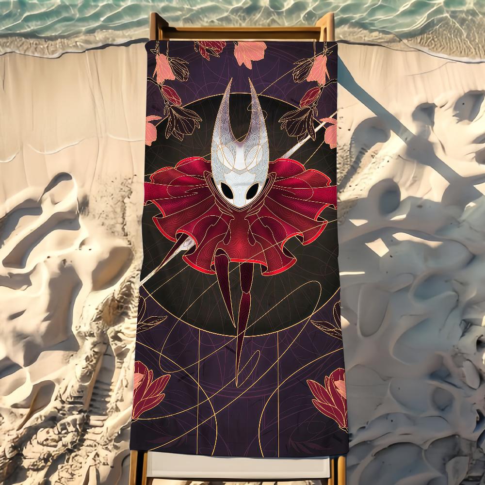Game Hollow Knight Towel Beach Shower Bath Travel Lightweight Skin Friendly for Pool Camping Cruise Summer