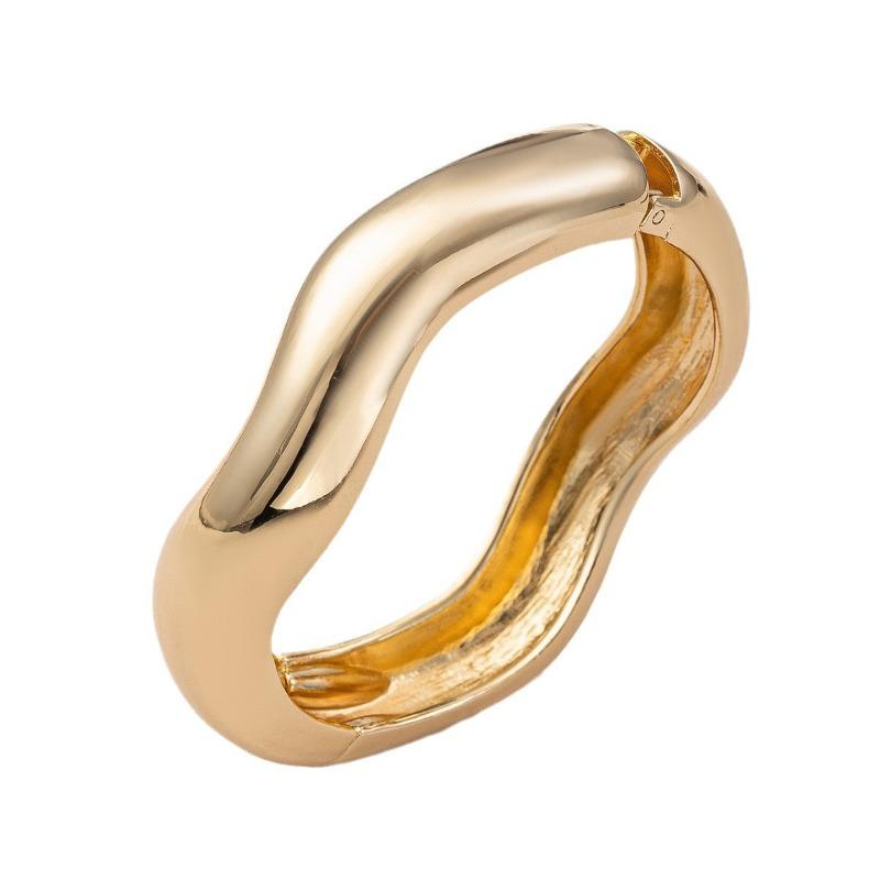 New jewelry Simple circle open bracelet Irregular ancient zinc alloy bracelet jewelry