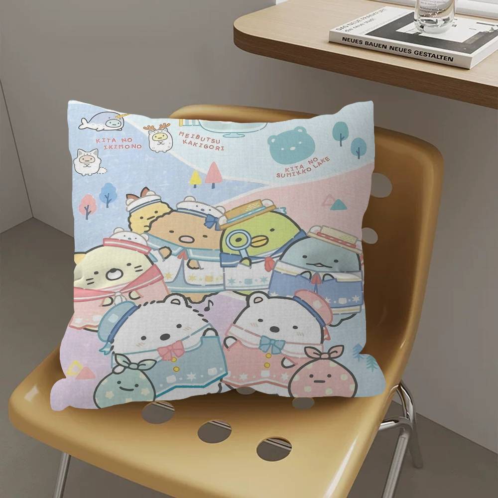 Japan Anime Sumikko Gurashi Pillow Cover Design Cushion Cover Decor Holiday Decorati