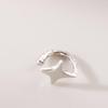 Chic 2pcs Clip Earring Silver Color Ear Cuff Star Shaped Korean Style Women Earrings Cartilage Stud Star Ear Clips