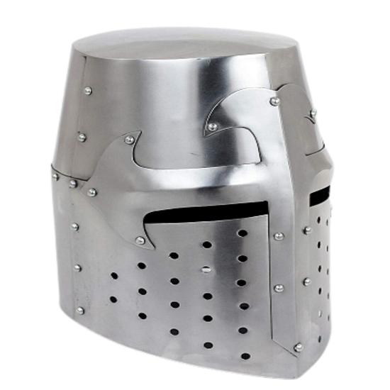 Medieval Roman Crusader Sugarloaf Helmet Templar Steel Head Armor Helmet Reenactment LARP Cosplay Warrior Helmet