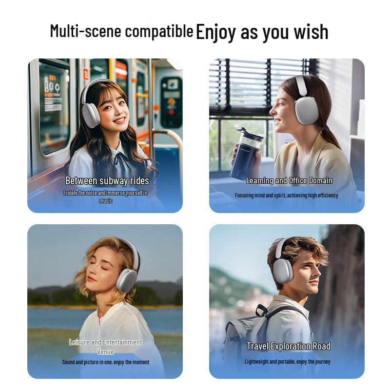 New Hot-Selling Bluetooth Over-Ear Headphones: Good Sound, Long Battery, Noise Reduction, Wireless Sports & Gaming