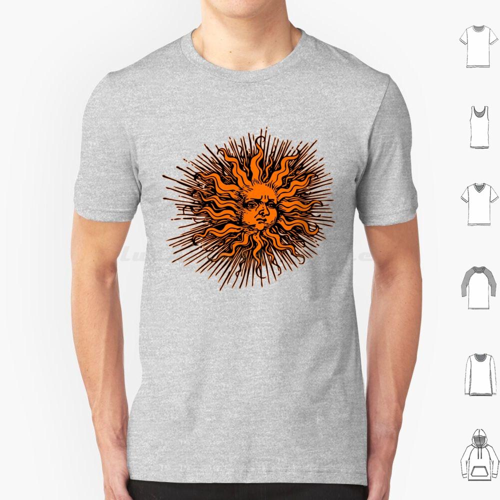 Sun T Shirt Cotton Men Women DIY Print Sun Solar Pagan Summer Wicker Man Summerisle Midsummer Magic Folklore Mild Peril