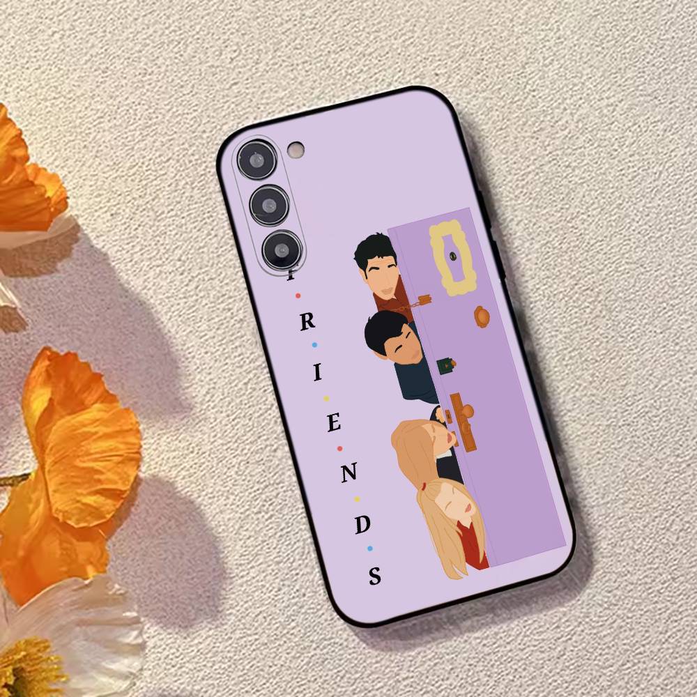 Hot TV Show F-Friends Phone Case Black Silicone Soft For Samsung Galaxy A73,A72,A71,A70,A53,A52,A51