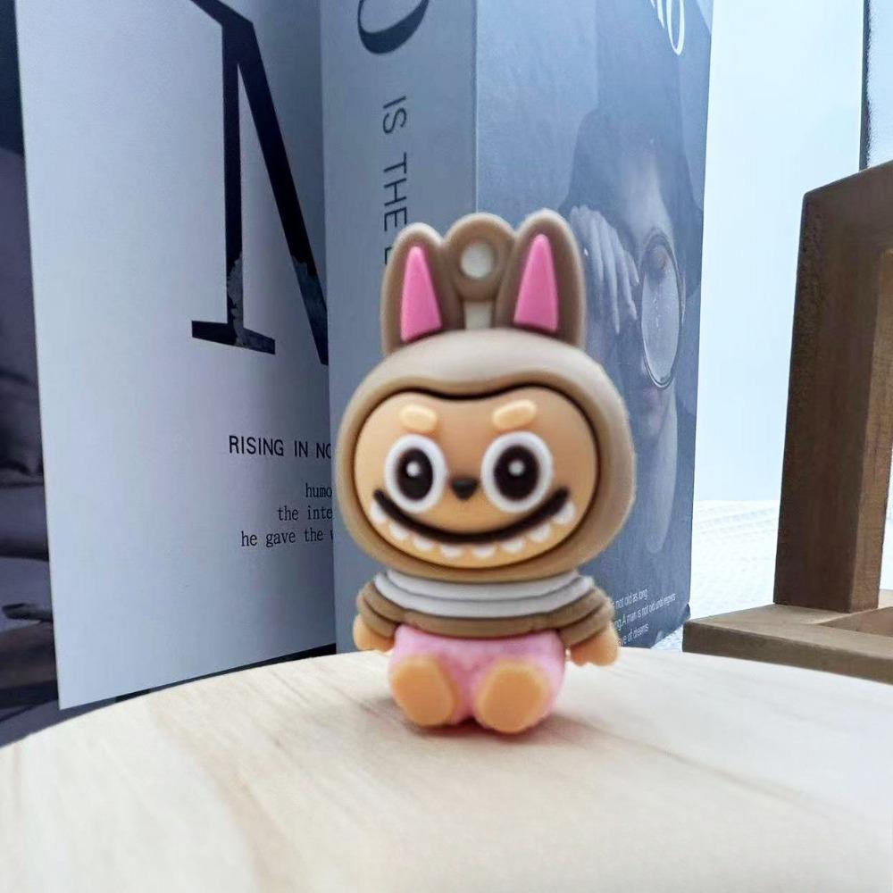 Cartoon Keychain Cute Three-dimensional Doll Pendant Car Key Chain Exquisite Accessories