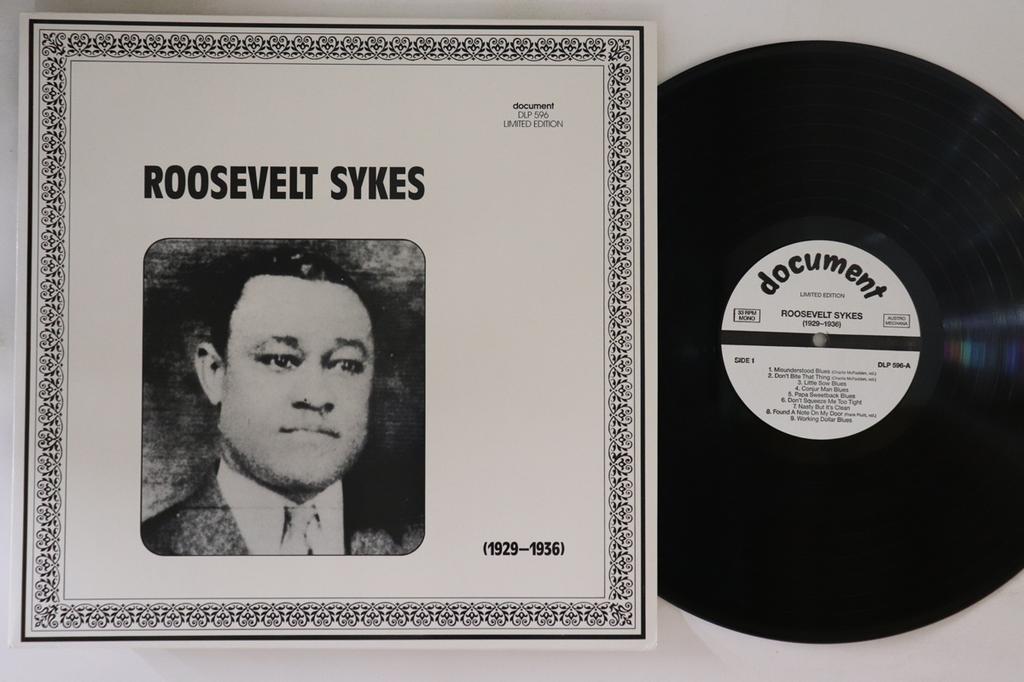 LP Record ROOSEVELT SYKES - 1929-1936 DLP596 DOCUMENT 1990 Austria Blues Used