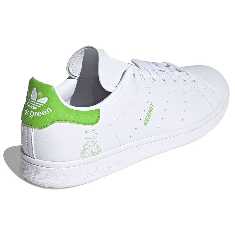 The Muppets X Adidas Stan Smith Kermit The Frog Unisex Sneakers White FX5550