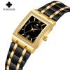 Wwoor Grip Love With Diamond Waterproof Square Steel Belt Quartz Women'S Watch Leisurely Fashion Women'S Watch 8858