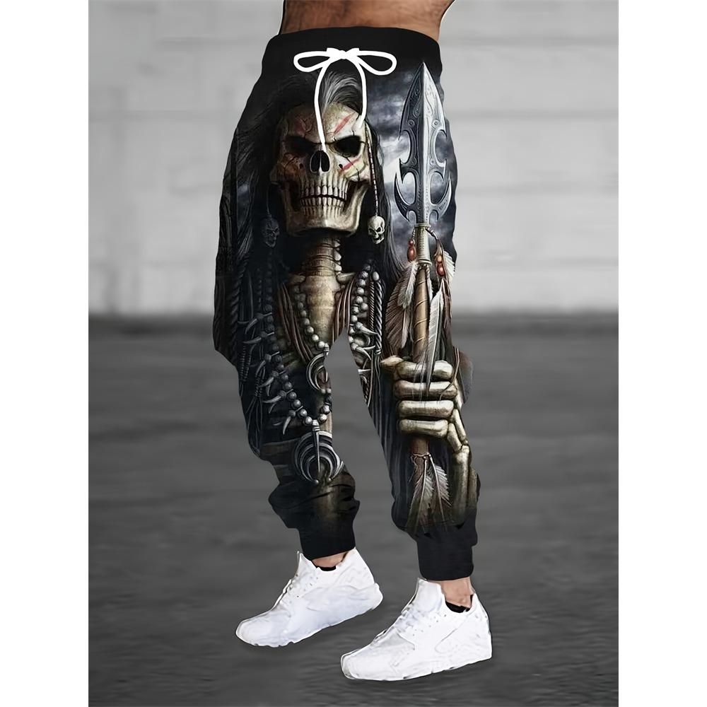 Men's Oversized Loose Sweatpants Autumn Comfortable Breathable Fashion Drawstring Pants Trendy Streetwear Drawstring Pants