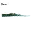 Flexible Soft Lures 50Pcs Bionic Worm Bait, 40MM/0.37g 50MM/0.45g Artificial Lure with Needle Realistic Baits Tail, Swim for Freshwater Saltwater
