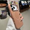 Applicable to Apple 17 thin ring magnetic mobile phone case liquid silicone iPhone16proMax Macaron 15 protective case