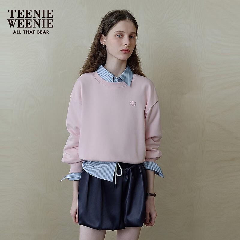 Teenie Weenie Women's Bear Graphic Crop Sweatshirt