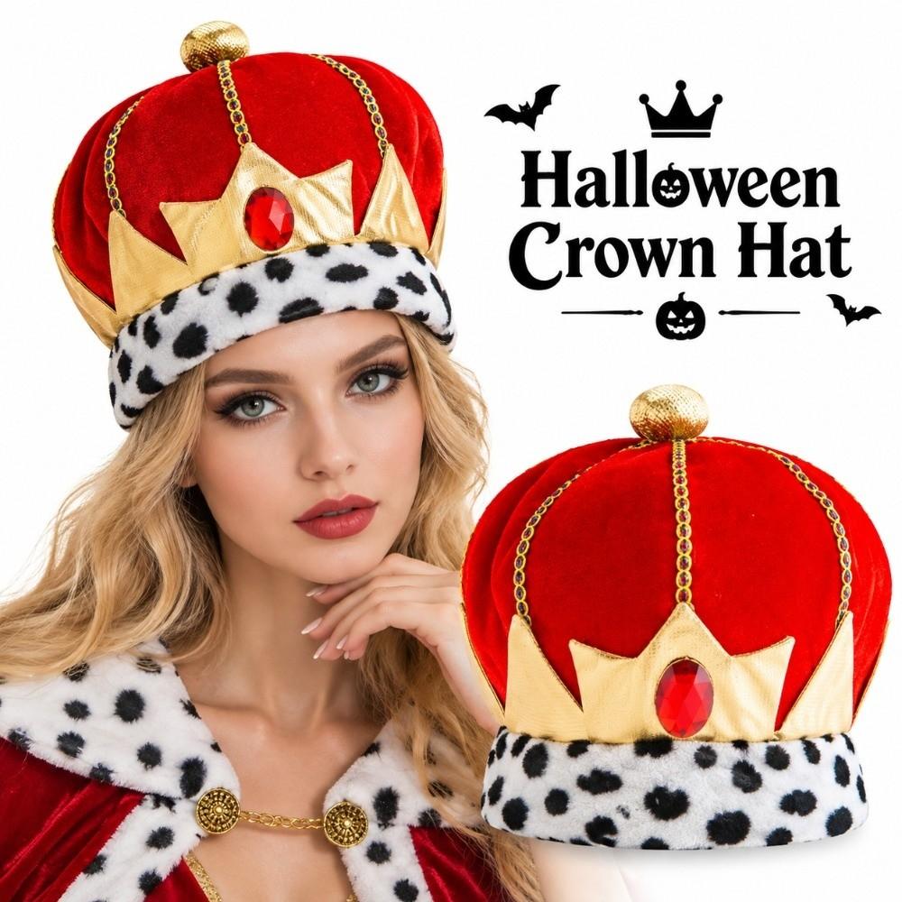 Costume Props King Crown Hat Gold Crown Christmas Show Hat Gifts Pharaoh Hat Halloween Party