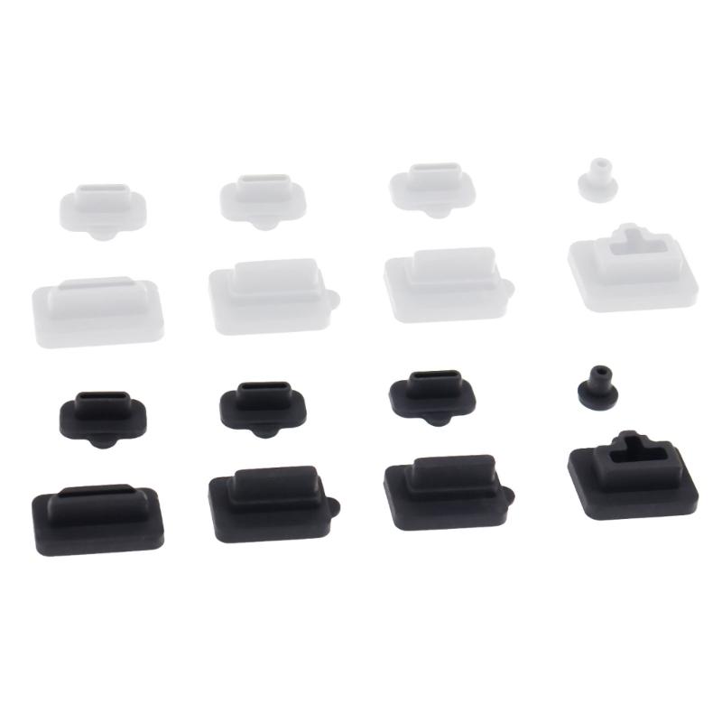 8Pcs Game Consoles Protective Silicone Plugs Dustproof Silicone Dust Plugs Set Not Scratch Design for Console 2 Consoles