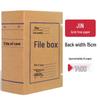 10cm Thick Extra Large Kraft Paper A4 File Box - Acid-Free Document Organizer