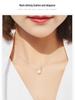 S925 Silver Antler Pearl Necklace - High-End Women's Fashion Clavicle Chain, Christmas Accessory