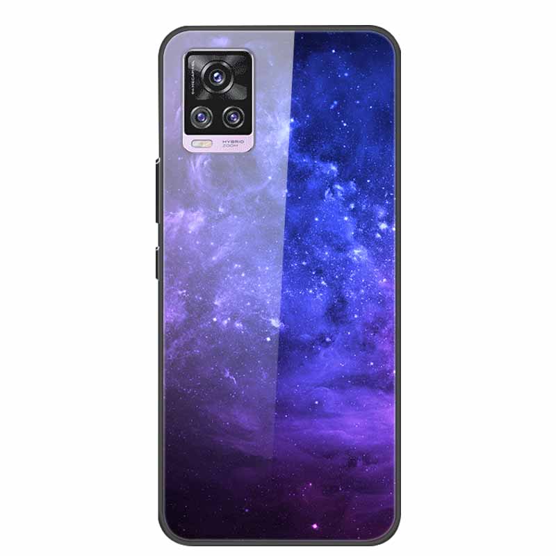 For Vivo V20 Pro Phone Case V 20 Pro Soft Bumper Tempered Glass Hard Back Covers Cases For Vivo V20 Pro Case 6.44" Coque Fundas