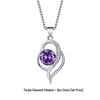 Kailaimei Korean Style Heart Pendant Necklace - Trendy Clavicle Chain Korean Accessories