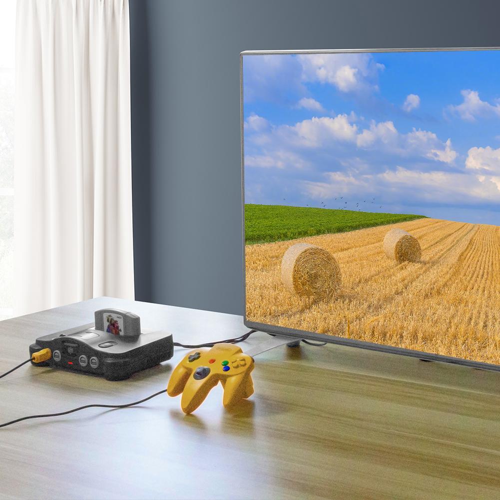 N64 To HDMI For GameCube SNES N64 To HDMI Converter Adapter cable For N64 GameCube Plug and Play Full Digital Cable Acceessories