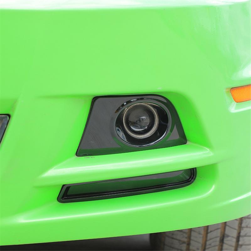 For Ford Mustang 2010-2014 Car Front Fog Lamp Light Cover Trim Decoration Sticker Accessories