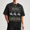 Ugly Christmas Sweater Funny Reindeer Holiday Deer Tshirt Plus Size All Match Tee Shirt