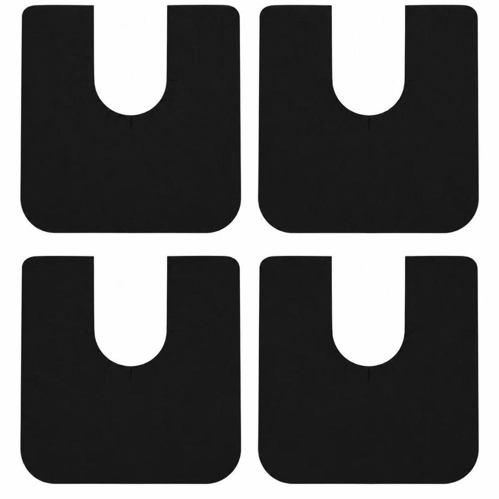 4 Pack U Shaped Toilet Mat Non-Slip Stability Bathroom Mat Durable Toilet Rug Guest Bathroom