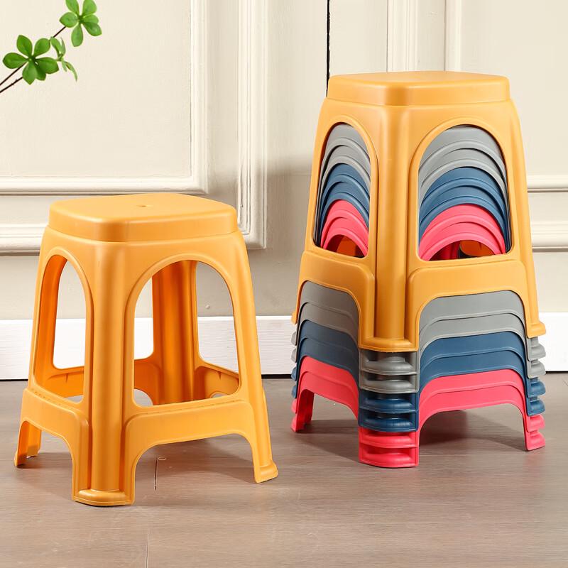 HUIHUADU Extra Thick Household Plastic Stools