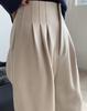 New Winter High-Waist Wide-Leg Wool Trousers - Stylish, Slimming, and Casual for Women