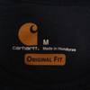 carhartt Long Sleeve Sweatshirts M Navy Brushed Back of Pullover Men's Used