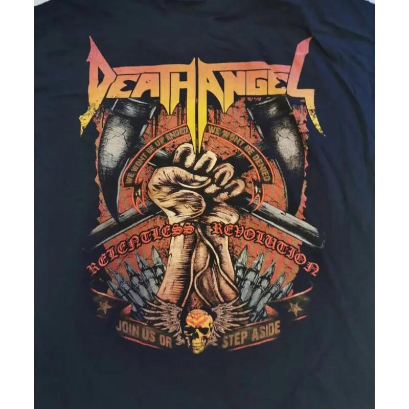 Vtg Death Angel Band Heavy Cotton Black All Size Unisex Tee Shirt L