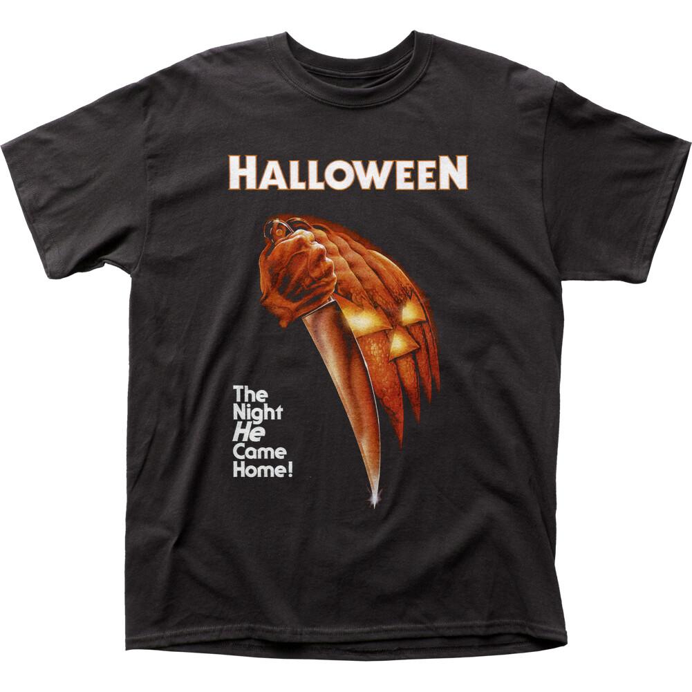 Halloween Night He Came Home T Shirt Mens Licensed Pop Culture Movie Retro Black XXL