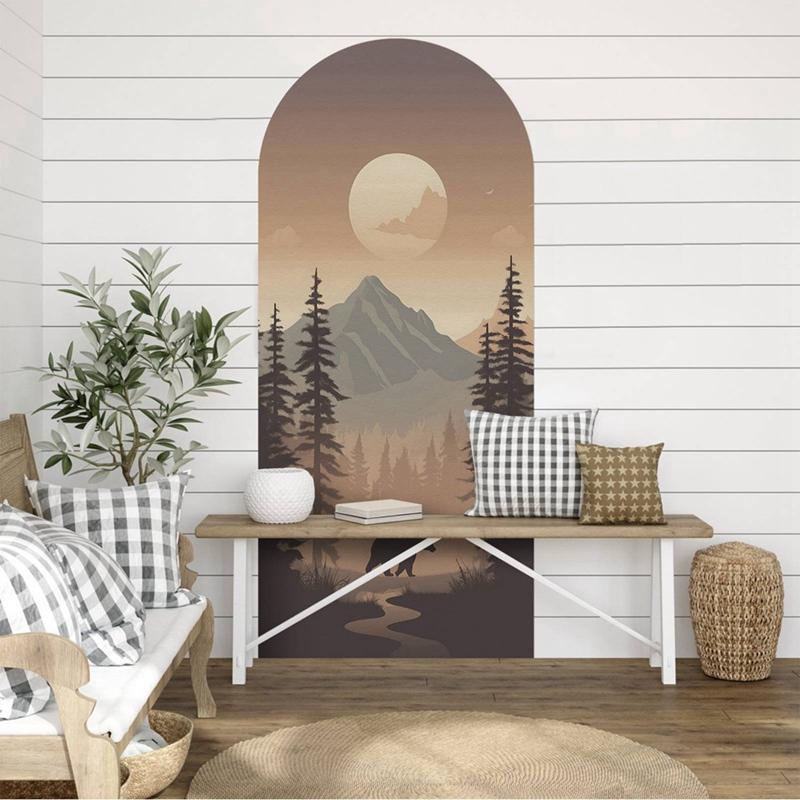 80*180cm Arch-shaped Self-adhesive Wall Sticker Wall Decoration
