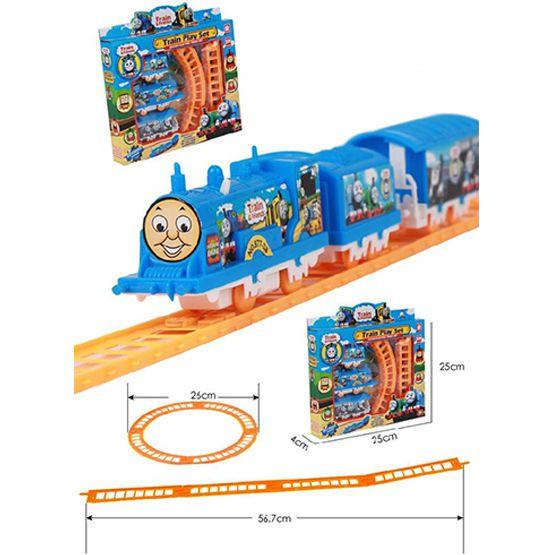 Colorful Tomas Train Style Electric Track Set For Risky Rail Bridge Play