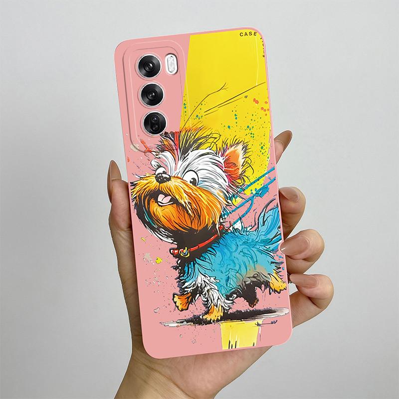 For OPPO Reno 12 CPH2625 Reno12 Pro Phone Case 12pro 5G CPH2629 Love Heart Silicone Soft Shockproof Back Cover Protective Shell