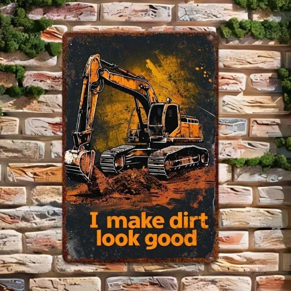 Retro Metal Tin Sign Man Cave Garage Decor Wall Art Plaque Vintage Poster