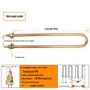 High-Power Stainless Steel U-Shaped Heating Tube Steamed Rice Machine (220V/380V)