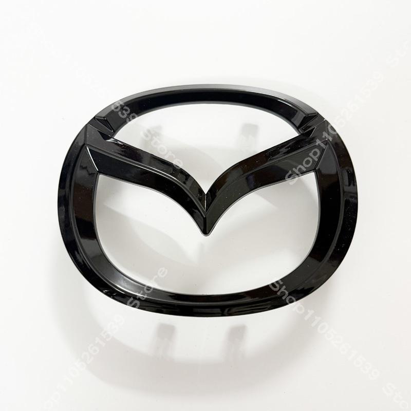 ABS Car Logo Front Grille Rear Trunk Steering Wheel Decoration Sticker For MAZDA2 2009- 2011-2015 16 17-2025 2026 MAZDA2 Emblem BBF3