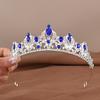 Baroque Rhinestone Bridal Crown - European Style Wedding Headdress for Women