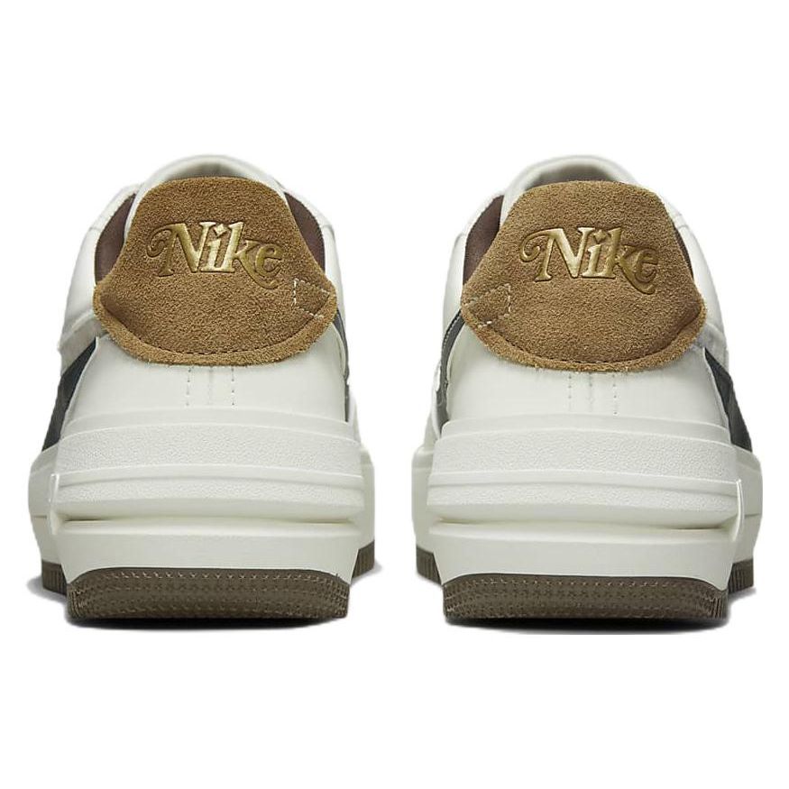 Nike Air Force 1 PLT.AF.ORM Sail Pro Green Women Sneakers Cream White Dark-Driftwood-Brown FB1856-131