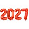 Large Size 2027 Number Foil Balloons Photo Props Home Decor Balloons Number Balloons  Party Decor
