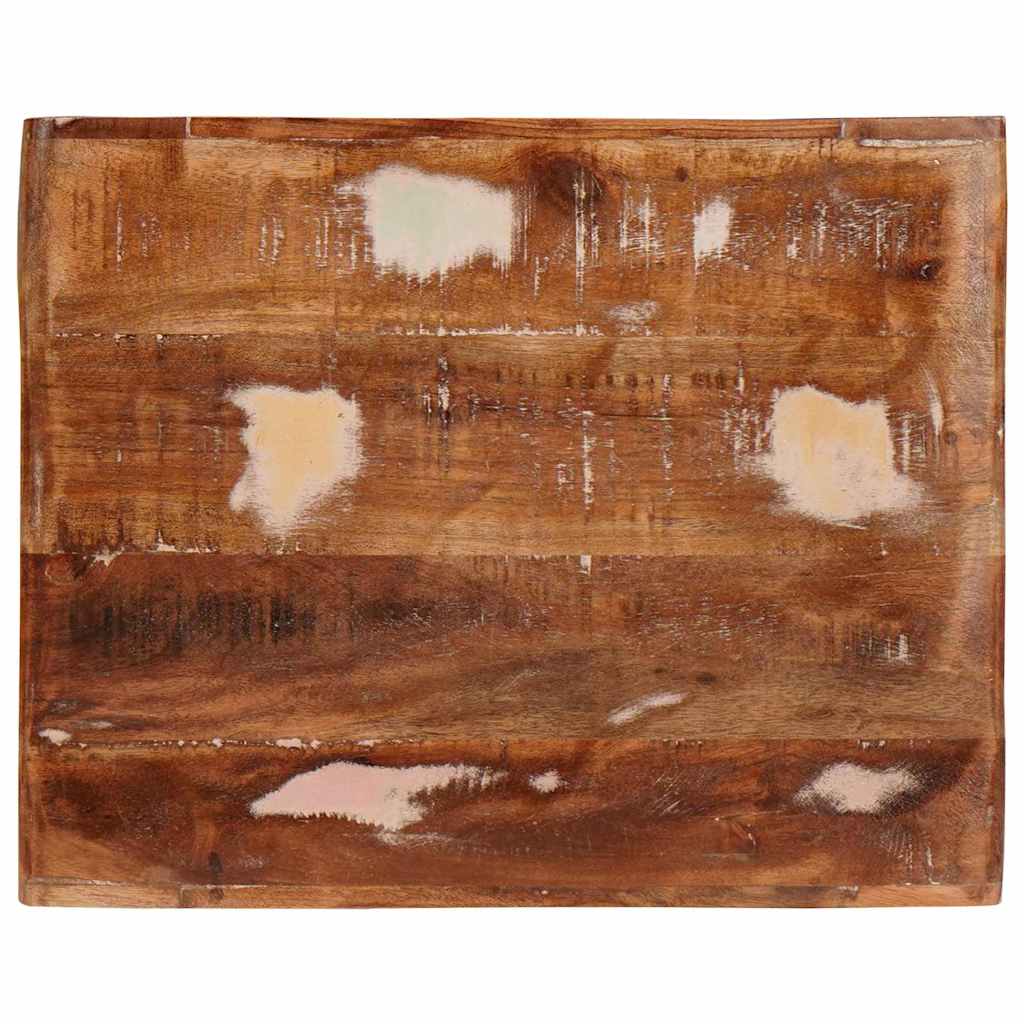 Side Table Brown 40 X 32 X 46 Cm Solid Reclaimed Wood