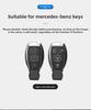 PZQ2   Metal Leather Car Key Case Cover For Mercedes Benz A B C E Class GLS GLA GLK GLC CLS CLA AMG W204 W205 W212 W463 W176 Keychain